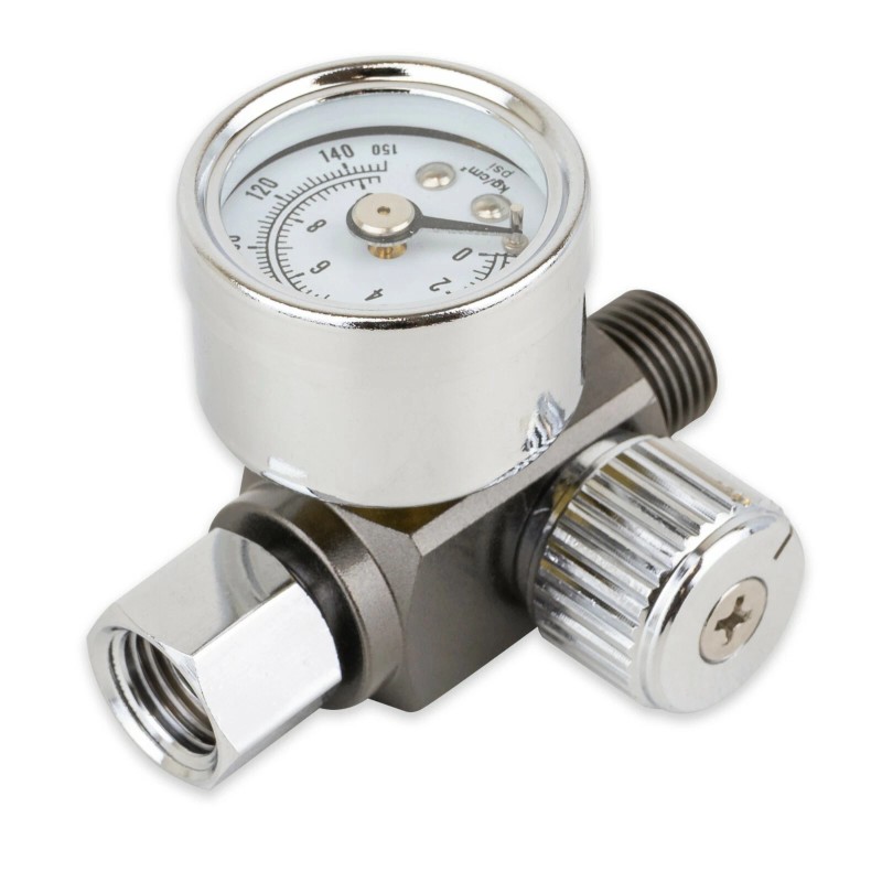 Tool Guy Republic Air Adjusting Regulator Valve with Pressure Gauge