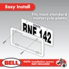 Bell Automotive 22-1-46497-8 Universal Motorcycle Chain License Plate Frame