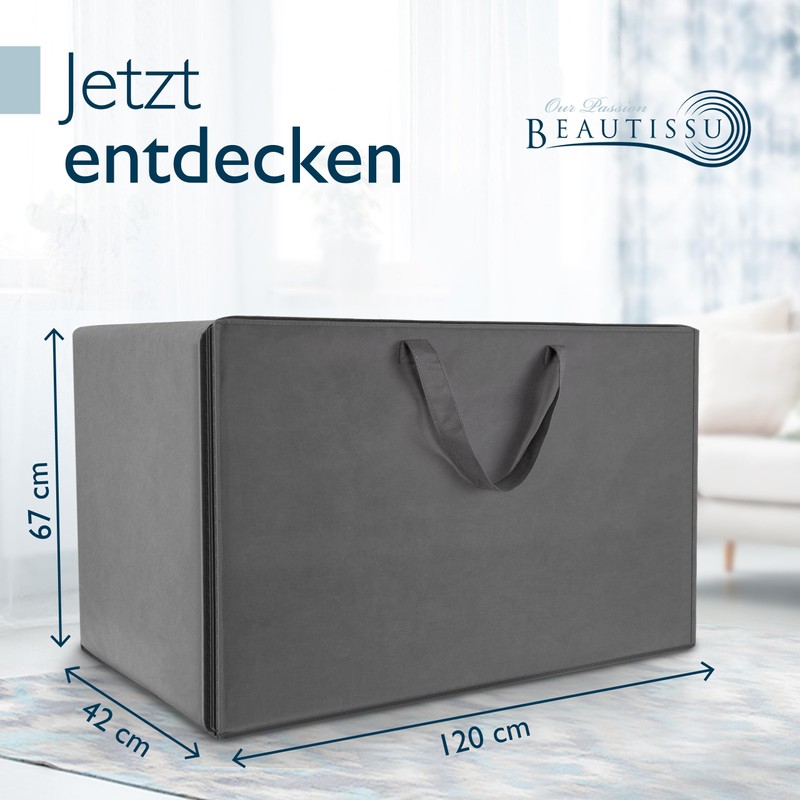 Beautissu Practical Carry Bag - Robust Bag for Bedding, Pillows,