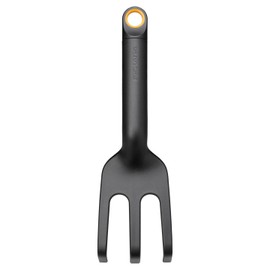 Fiskars Solid Flower Rake, black / orange