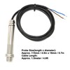 Temperature Sensor Probe Online Fixed Infrared Thermometer 1.5meter Cable 24VDC