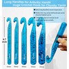 Weabetfu 25mm Large Crochet Hook,Huge Crochet Hooks for Chunky Yarn,Ergonomic