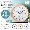 IRIS PLAZA Wall Clock Radio Controlled Clock Natural Diameter 25