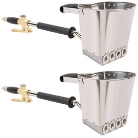 Beduan 4 Jet Pneumatic Cement Mortar Sprayer Gun Plaster Stucco Automatic Air Panting Tool for Wall (Pack of 2)