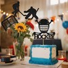 KEWUFD 12PCS Ice Hockey Birthday Centerpiece Sticks Hockey Party Decorations