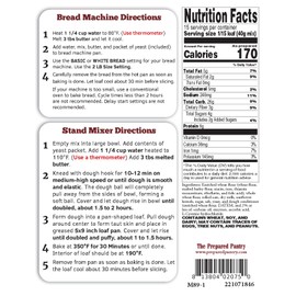 The Prepared Pantry Four Grain Country Wheat Bread Mix; Single Pack; For Bread Machine or Oven