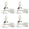 Dazzle Bright 4 Pack 6 FT Accessory Cord with LED