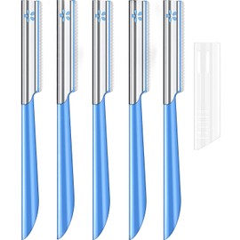 Women's Facial Razor Home Dermaplaning - Eyebrow Razor for Wo Men Face Peach Fuzz Hair Removal Womens Face Exfoliating at Daily E yebrow Shaping Tool