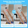 2 Pcs Fire Sprinkler Head Protector,Fire Sprinkler Head Covers Ceiling