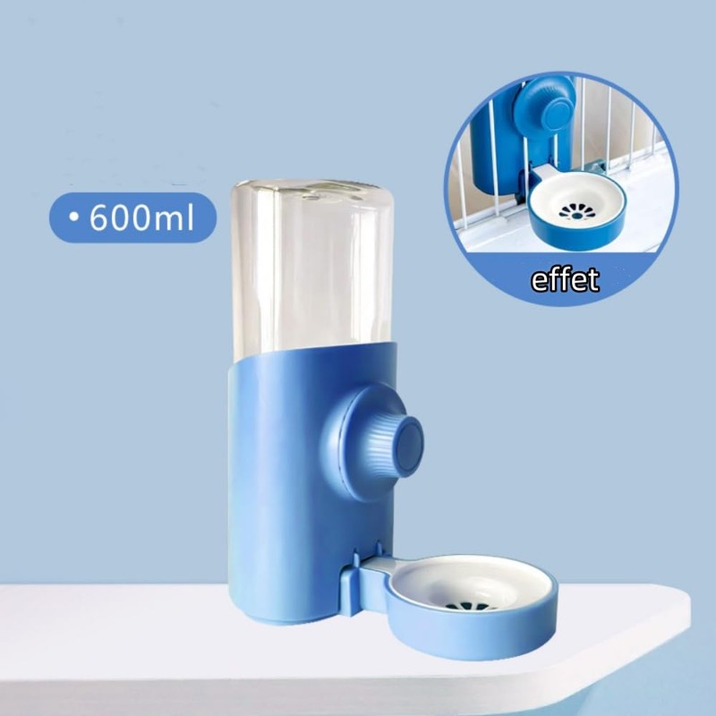 Norhogo Rabbit Water Dispenser, 600 ml Hanging Drinks Rabbit Automatic