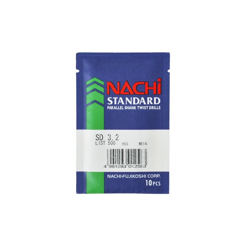 Fujikoshi Nachi Standard Drill Bag SD 0.13 inch (3.2 mm)