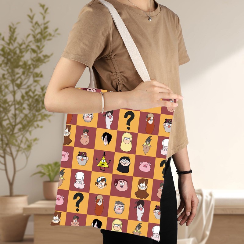 Gravity Cartoon Tote Bag Dipper & Mabel & Wendy Gifts