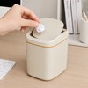 Mini Desktop Trash Can with Cover – Compact Waste Bin
