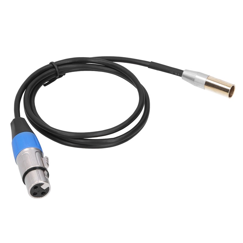 3Pin Audio Cable Mini Male to XLR Female Zinc Alloy