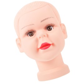 Abaodam PVC Mannequin Stand for Boy Girl Model Display Holder for Hats Scarves Wigs and Glasses for Salon and Home Use Lightweight and Portable for Hair Styling