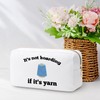 Crochet Lover Gifts Knitter Gifts for Women Makeup Bag Knitting