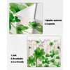 St. Patrick's Day Swag Curtain,Lucky Clover Leaves Seamless Kitchen Valances
