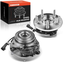 A-Premium 2 x Front Right Wheel Bearing and Hub Assembly with ABS & 5-Lug Compatible with Jeep Liberty 2002 2003 2004 2005 2006 2007