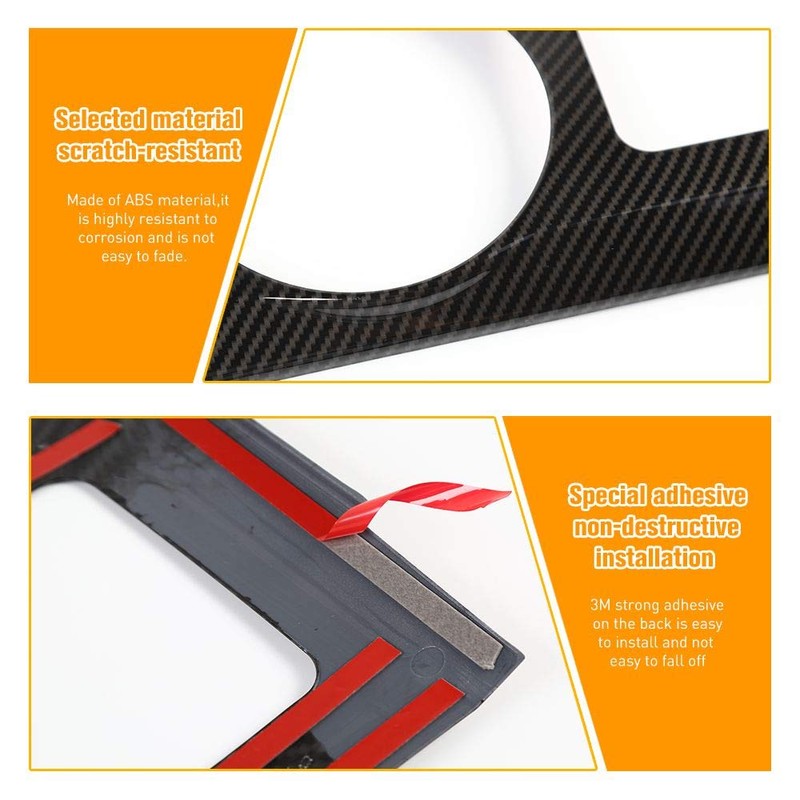 JeCar for F150 Gear Shifter Panel Cover Decoration Trim Frame