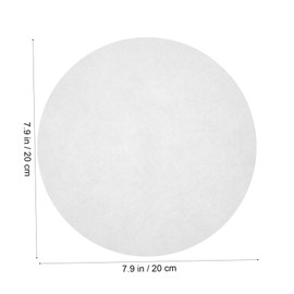 Generic 200 Pcs Air Fryer Parchment Baking Sheets Non Stick Baking Paper for Oven Use for Crisp Cooking Round Safe and Ovenproof Parchment Liners for All Your