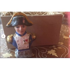 The Dresden Cottage New 3D Dresden Paper Ornament Napoleon Bonapart Bust Christmas Tree Decoration