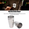 Cocktail Shaker Stainless Steel Martini Drink Mixer Basic Tools Shake