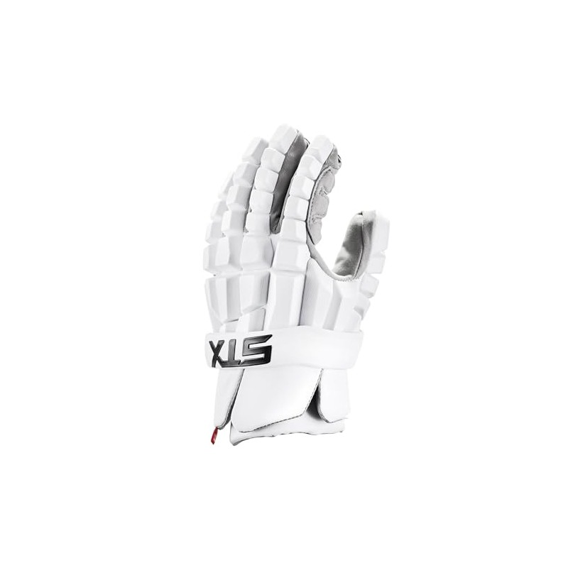 STX LZR Lacrosse Gloves, Extra Small, Black, Pair