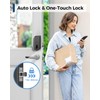 Keyless Entry Door Lock with Handle Set, App Control with