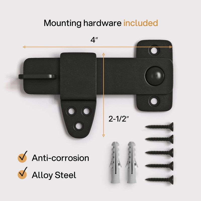 Barn Door Latch - Shed Door Latch - Sliding Barn
