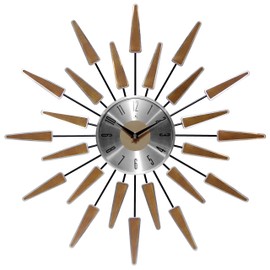 Infinity Instruments Satellite Clock, Walnut