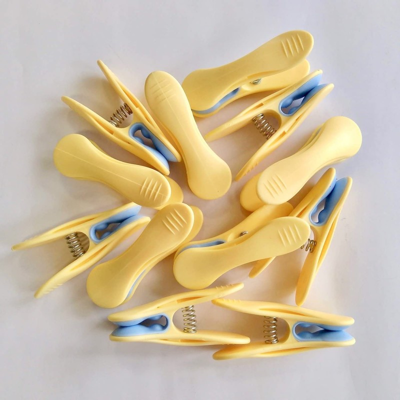 Clothespins puru-masui-tokurippu (Pack) , yelow