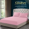 Sunshine Comforts Microfiber Fitted Sheets Super King Size Breathable, Anti