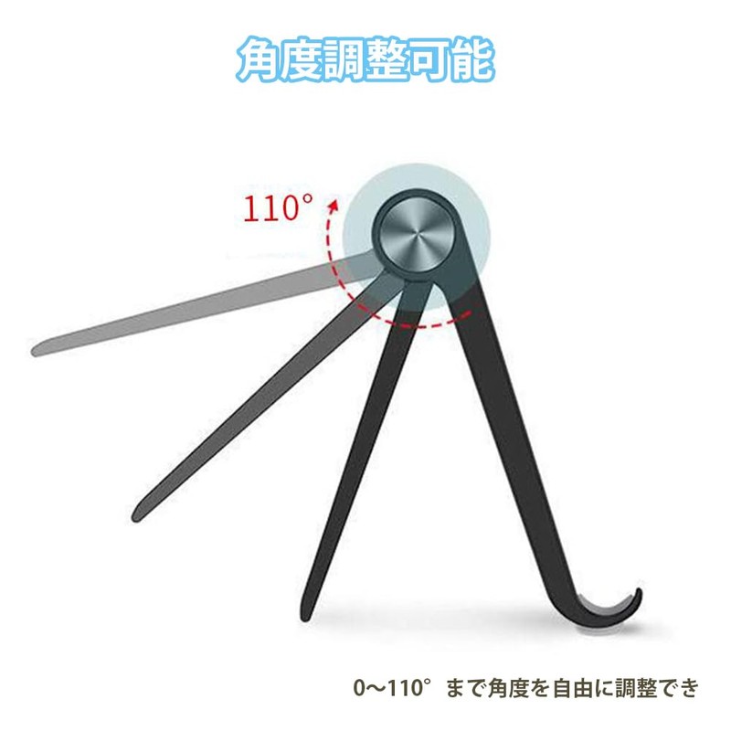CHENLONB Tablet Stand, Smartphone Stand, ABS Material, Lightweight, Foldable, Adjustable