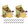 uxcell 2 Pcs Folding Table Leg Hinges, 90 Degree Folding