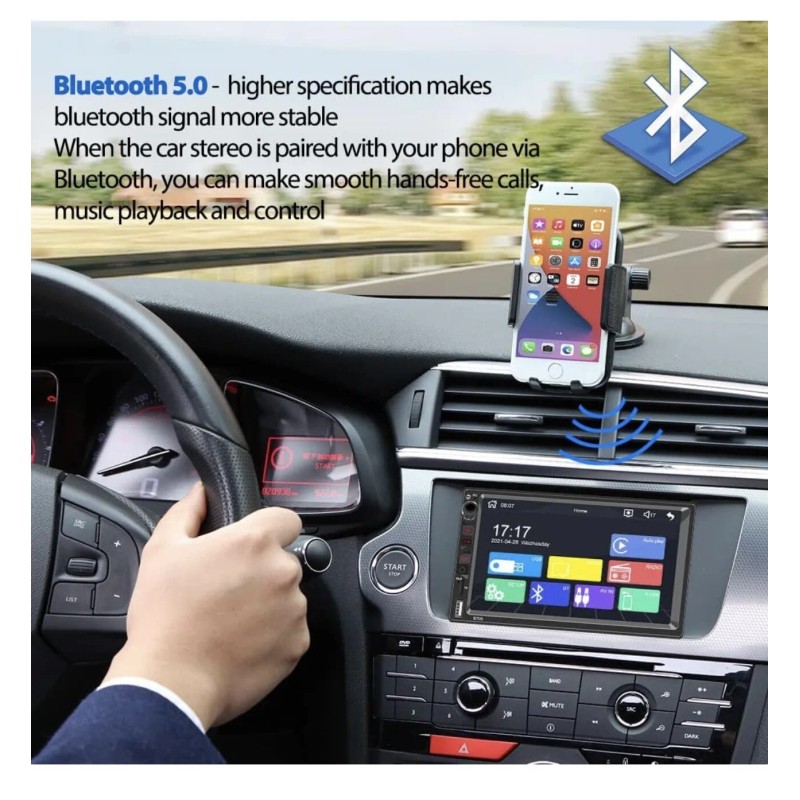 KUMK B700 7 Inch Car Multimedia Player Head Unit (Pre-owned)