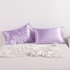 NTBAY 2 Pack Satin King Pillowcases for Hair and Skin,