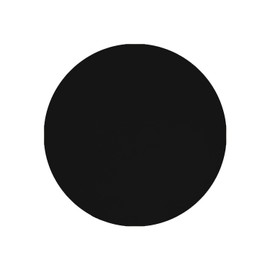 DuraMark 3.5 Inch Black Dots for 5S Lean Organization Floor Marking Have Heavy Duty Industrial Outdoor Rubberized Adhesive with Removable Liner (Pack of 50)