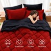 MUXHOMO 5 Pieces Twin XL Comforter Set, Reversible Bed in