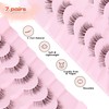 Siligli Eyelashes Natural False Lashes 14mm Eye Lashes with Thin