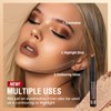 Erinde Cream Eyeshadow Pen, Glitter Metallic Eyeshadow Pen, Shimmer Eyeshadow