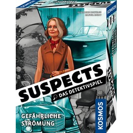 KOSMOS 683658 Suspects - Dangerous Current, The Detective Game, Crime Game, Exciting Board Game as Crime for Determining, Collecting Clues, Solving Murder Case, from 12 Years for 1-5 People