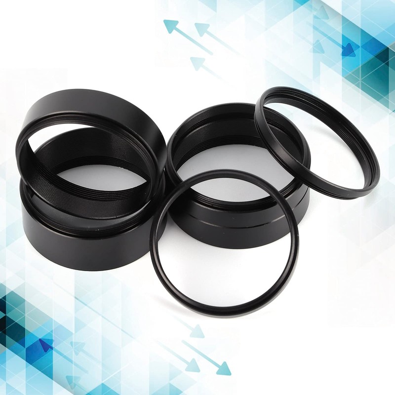 Lens Adapter Ring, Microscope Lens Extension Tubes 3/5/7/10/15/20/30mm Telescope Accessory