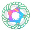 Mountain Bike TitaniumPlated Cooling Disc Brake Rotor 6 Nails Cycling