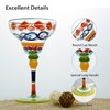 YY Hand Painted Margarita Glass - Moroccan Collection - Hand
