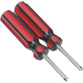 2 Pcs Truck Motorcycle Bicycle Valve Stem Core Remover Tire Repair Install Tool Useful and Practical Red