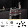 Allstare 815689 Grate Rubber Feet for Wolf CT Gas Cooktop,