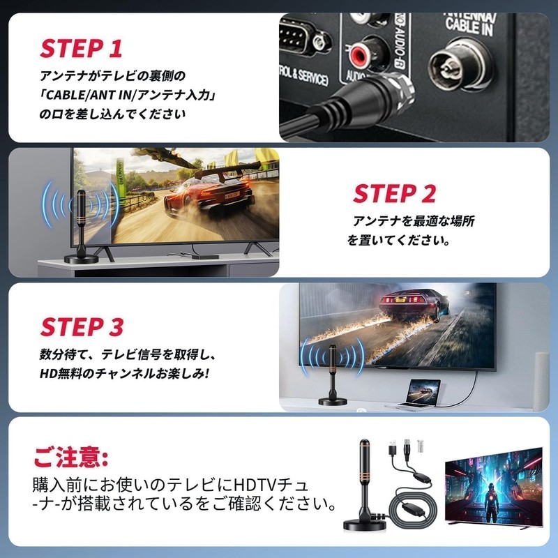 (2026 Improved Model, High Sensitivity Reception Model) Indoor Antenna, TV