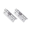 2PCS Self Opening Spring Hinges, Stainless Steel Spring Door Hinges,
