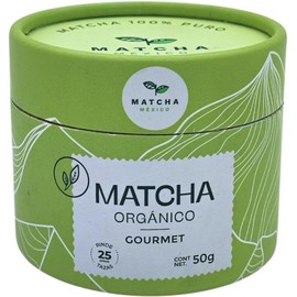 Matcha Gourmet Orgánico 50g Para Bebidas y Postres Aporta Antioxidantes Rinde Aprox 25 Tazas