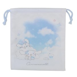 Cinnamoroll [Drawstring Bag] Gusseted Drawstring Bag / New Entrance Sanrio